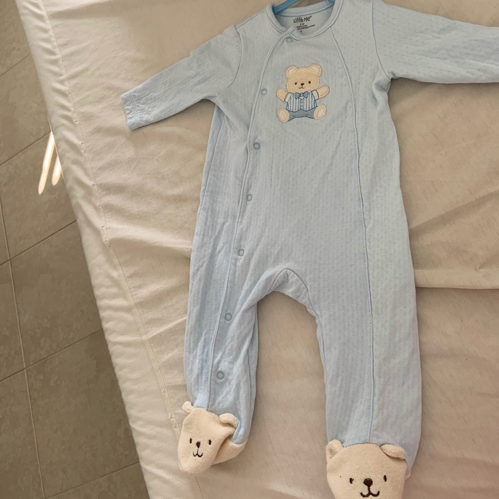 6M baby boy footie